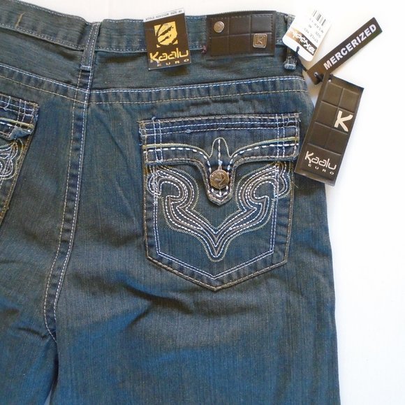 Kaalu Euro men's jeans shorts size 40. Black - Picture 3 of 5